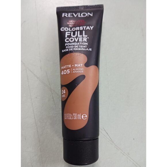 Revlon Colorstay Full Cover Foundation Matte 405 Almond NEW SEALED - Picture 1 of 3